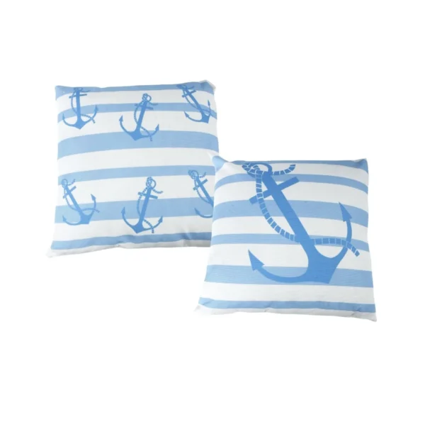 anker kissen blau, dekokissen, dekokissen maritim, dekokissen maritim anker