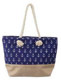 Die Blue Beach Bag verbindet maritimes Design mit Funktionalität – ideal für Strandtage, Shoppingtouren oder als charmantes Deko-Element für deine Strandgut-Liebe. Dank ihrer windfesten Verarbeitung und den stabilen Seilgriffen wird sie schnell zum Lieblingsbegleiter im Alltag oder Urlaub.