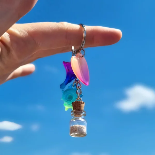 maritimer schlüsselanhänger, schlüsselanhänger, schlüsselanhänger rainbow, maritimes geschenk