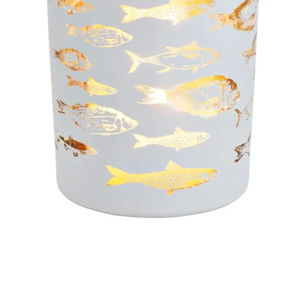 teelicht-glas, teelicht glas, teelichter, fisch bilder, fisch motiv